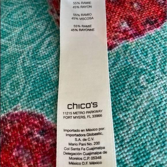🍍EUC COLORFUL KIMONO BY CHICO’S - Picture 7 of 8